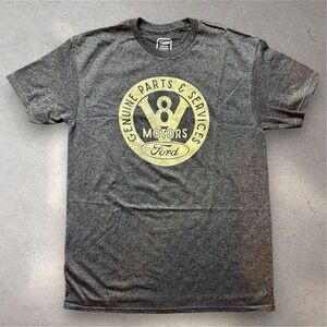 Ford Genuine Parts & Services V8 Motors Graphic T-Shirt Mens Medium Gray Heather